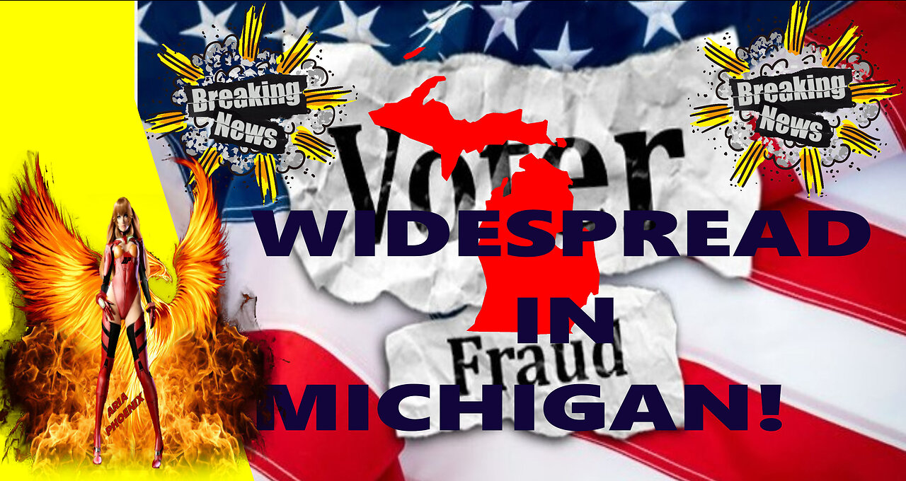 PROOF VOTER REGISTRATION FRAUD WAS WIDE SPREAD IN MICHIGAN!