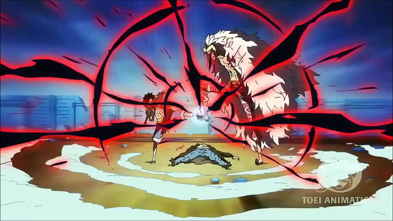 Luffy uses Conqueror's Haki | Law got Defeated by Donquixote Doflamingo