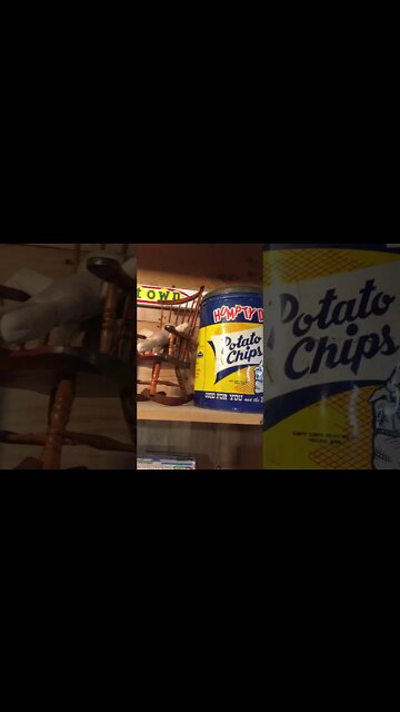 Vintage Humpty Dumpty Potato Chip Tin - #Shorts