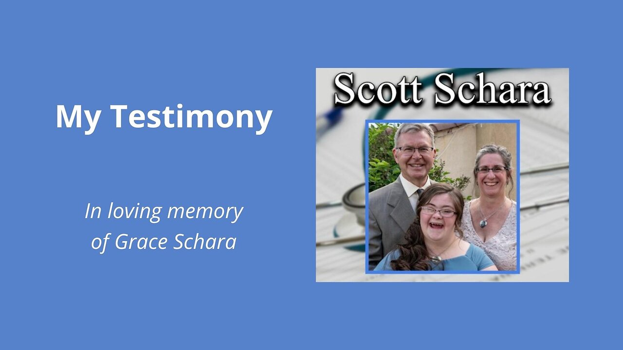 My Testimony - Scott Schara