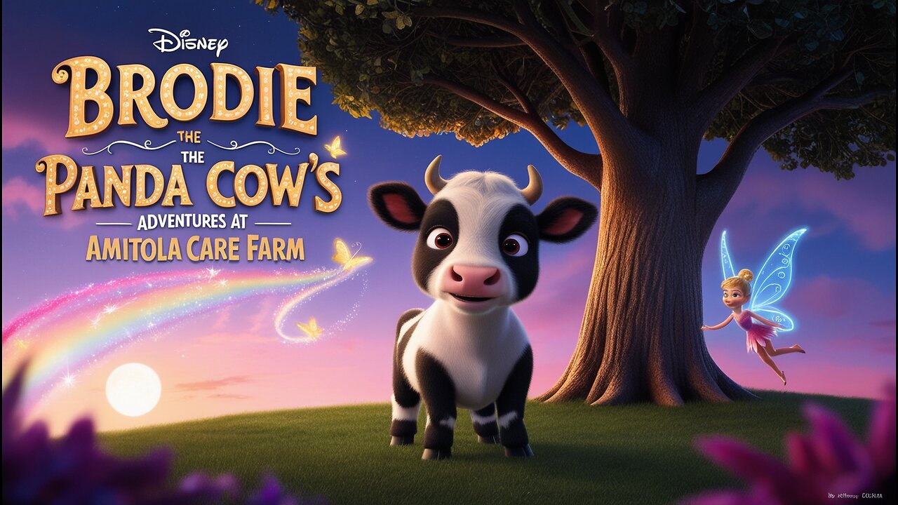 Story of Broodie the Panda Cow