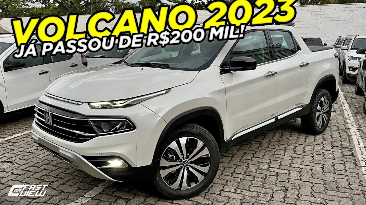 NOVA FIAT TORO VOLCANO DIESEL 2023 TRAZ NOVIDADES E FICOU MAIS CARA!