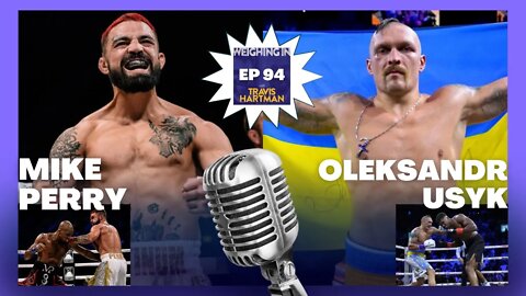 Heavyweight Champ USYK checkmates Anthony Joshua & BKFC Star MIKE PERRY calls out Jake Paul