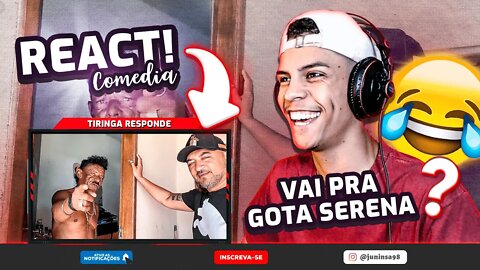 TIRINGA RESPONDE MANO WALTER: "PODE COLOCAR DE 4 ?" 😂 [React - Comédia]