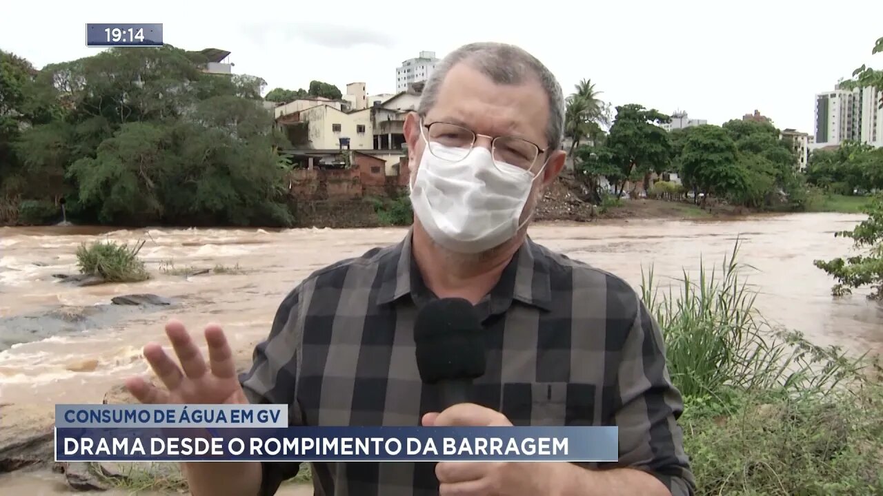 Consumo de água em GV: drama desde o rompimento da barragem