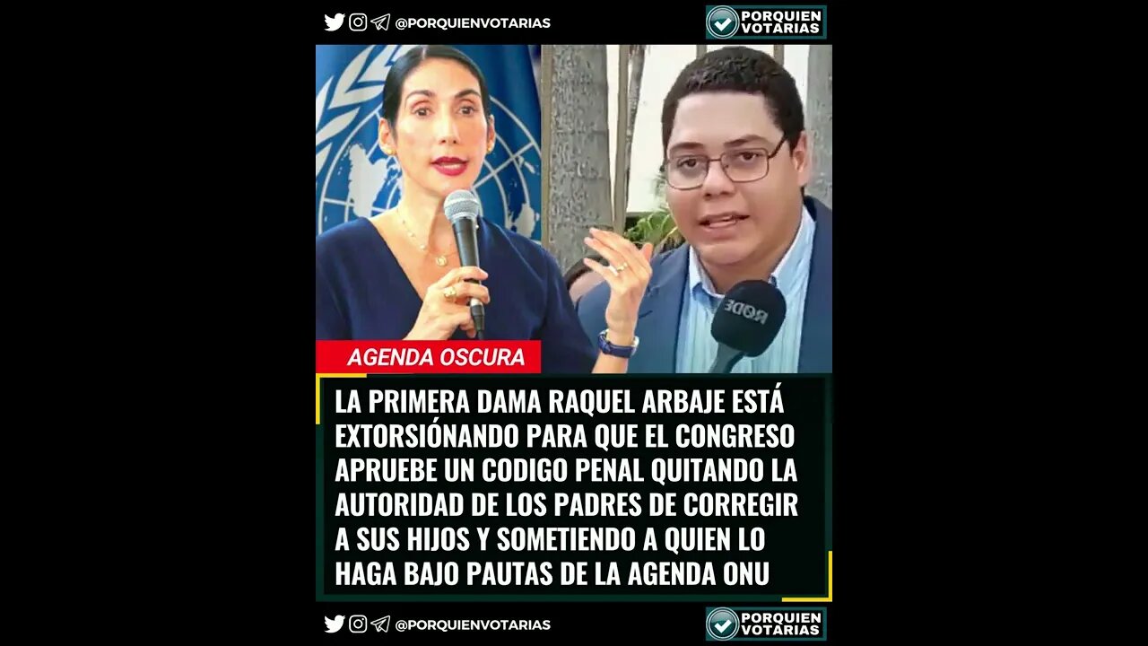 RAQUEL ARBAJE ESTÁ EXTORSIONANDO PARA QUE APRUEBE UN CÓDIGO PENAL QUITANDO LA AUTORIDAD A LOS PADRES