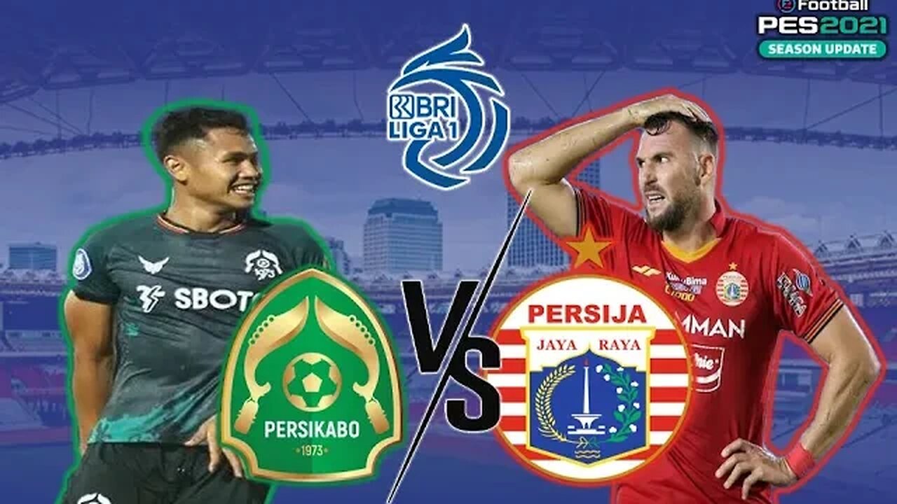 BRI LIGA 1 - PERSIKABO 1973 vs PERSIJA JAKARTA - PES 2021 GAMEPLAY