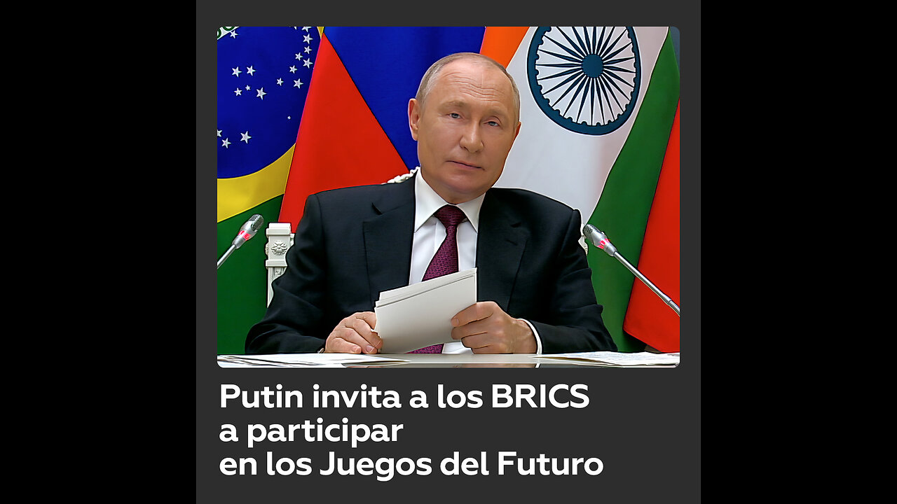 Putin invita a los países del BRICS a participar en los Juegos del Futuro en Kazán