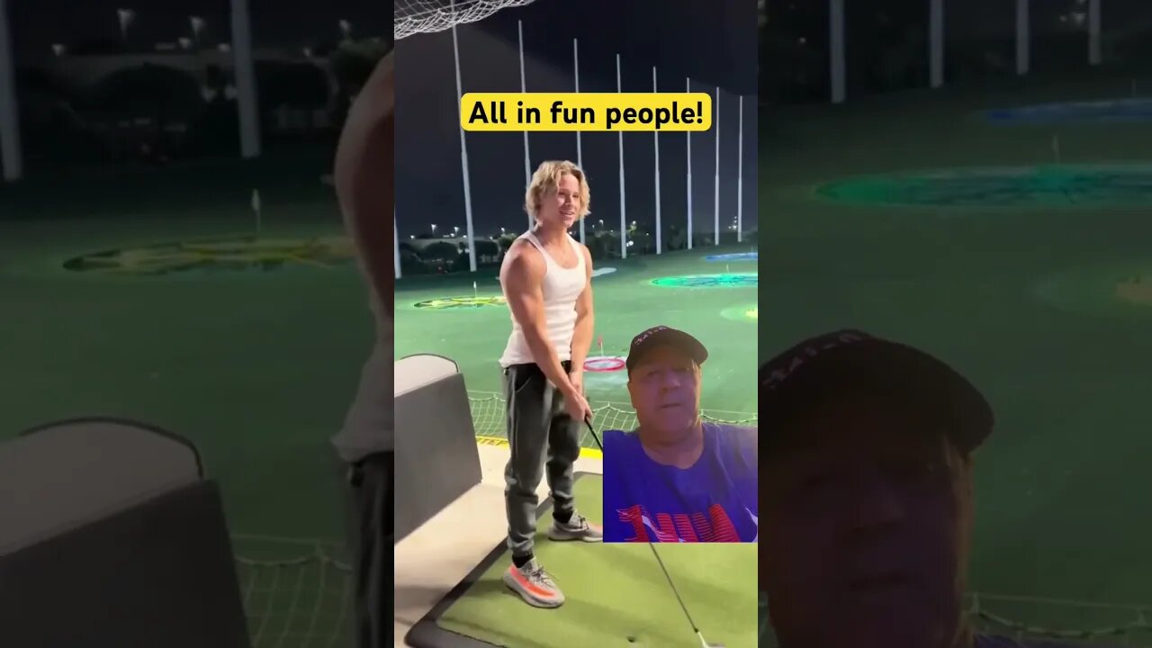 Muscle Head trying to goof is awesome! #golf #tomgillisgolf #funnyvideos