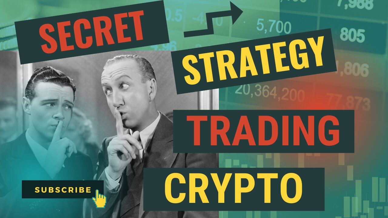 CRYPTO Secret entry Strategy for #Bitcoin