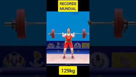 RECORDE MUNDIAL de 129kg no Arremesso de Qinyun Liao (55kg) #Shorts