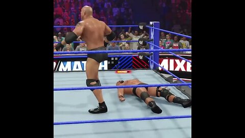 wwe 2k23 goldberg Spear and Jackhammer stone cold steve austin #wwe2k23gameplay #wwe2k23