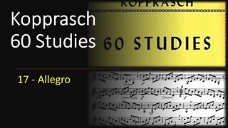 🎺🎺Kopprasch 60 Studies for Trumpet - 17 Allegro Molto