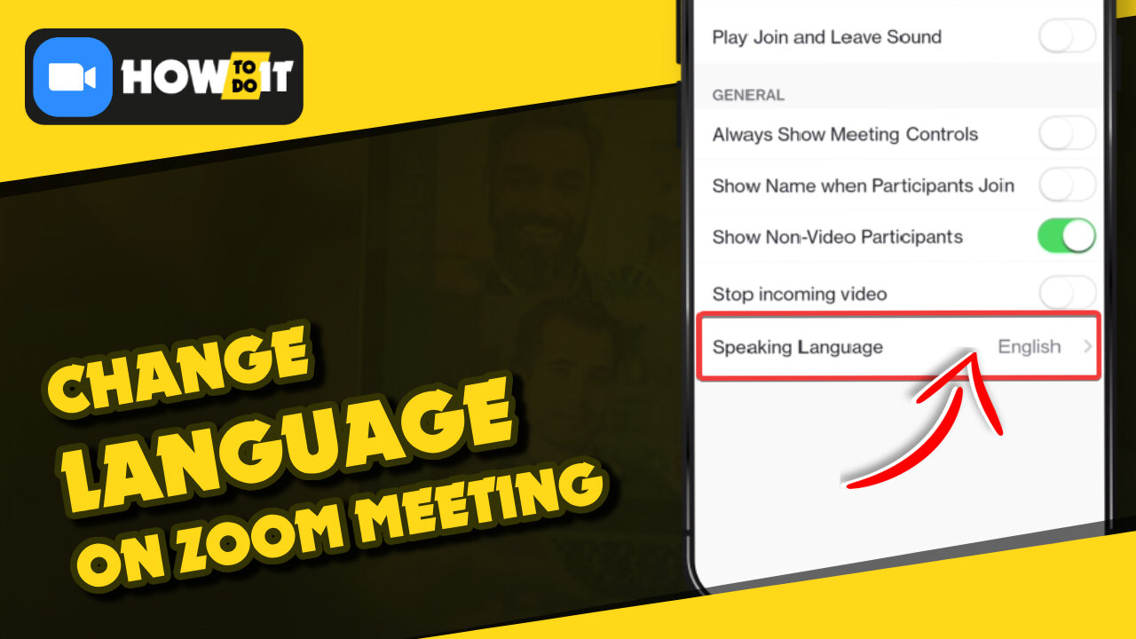 How to change language in Zoom