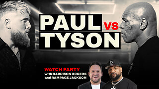 PAUL vs TYSON watch party w/ Rampage Jackson and Harrison Rogers