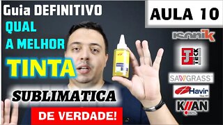 Curso completo Sublimação Nasus ink - O jeito certo de comprar TINTA sublimática - AULA 10