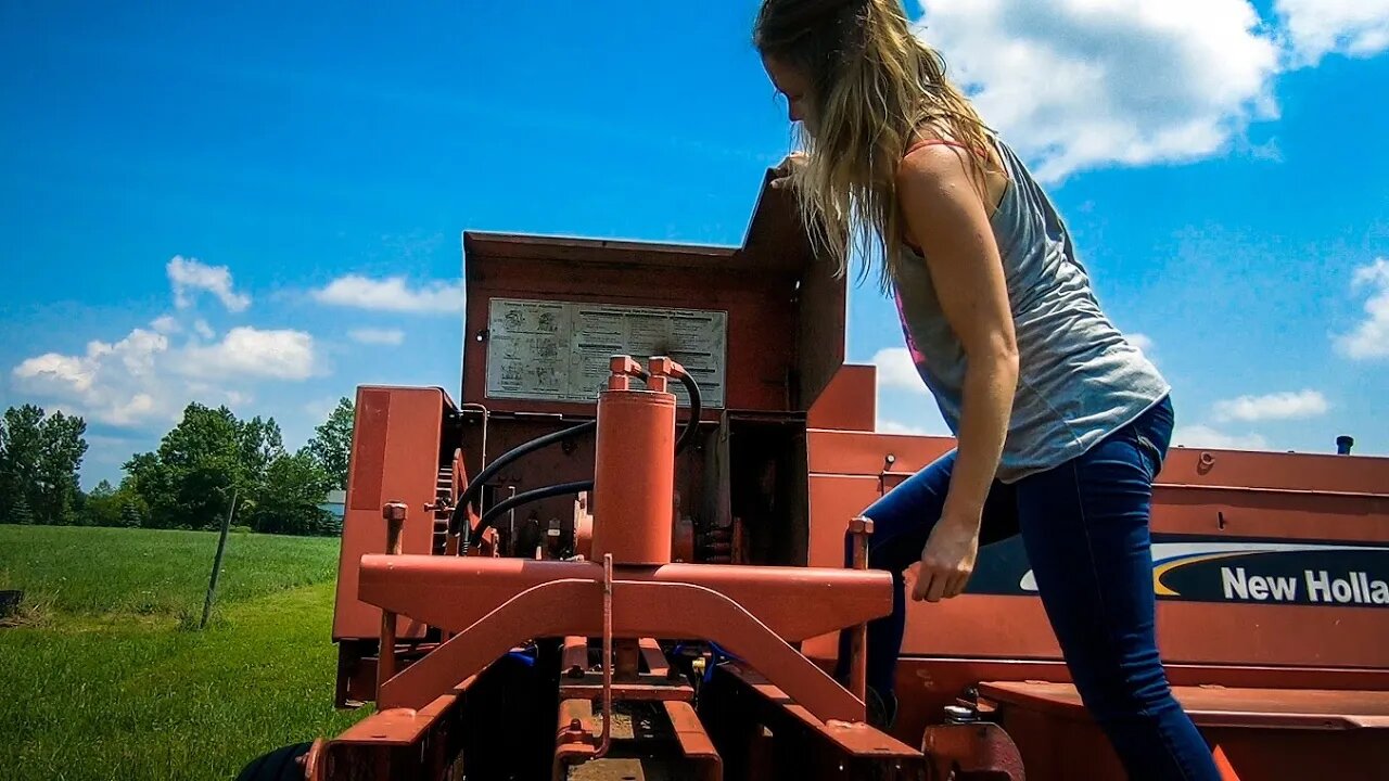 Hay Season 2021 Around the Corner & Finishing the Off-Grid Cabin Ship lap ceiling (Vlog #20)