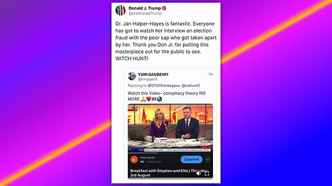 TRUMP - TRUTH 08-06-23 CONFIRMS DR. JAN HALPER-HAYES IS FANTASTIC