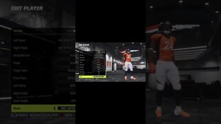 How To Create Champ Bailey Madden 23 #shorts