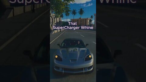 Corvette ZR1 2009 Supercharger Whine - POV Drive - The Crew MotorFest #shorts