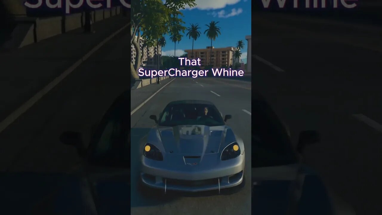 Corvette ZR1 2009 Supercharger Whine - POV Drive - The Crew MotorFest #shorts