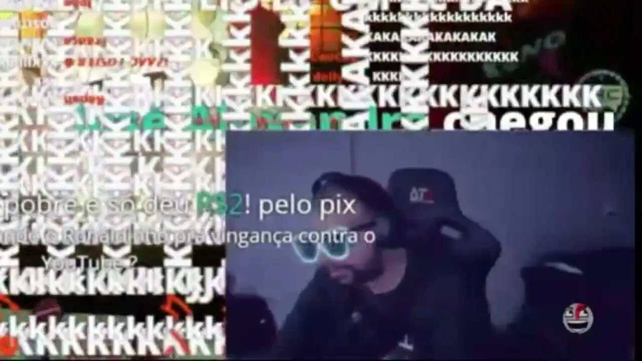Ronaldin se convidando pra ir na casa do luan
