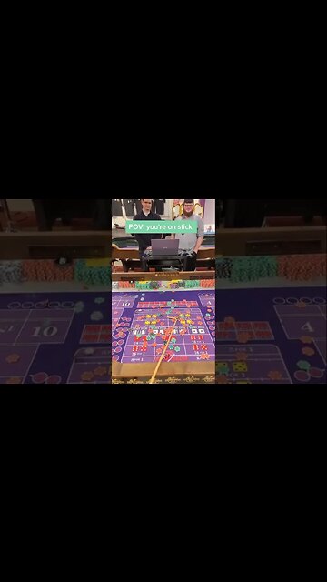 POV: you're on stick #craps #casinodealer #dice