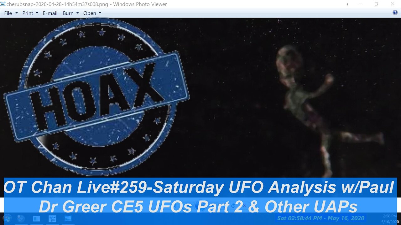 Saturday Live UFO Topics & Vid Analysis - Dr Greer CE5 UFOs Investigated Part 2 ) - OT Chan Live#259