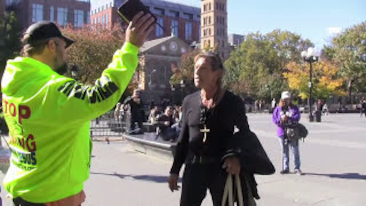 Washington Park, NY | New York University | Open Air Preaching | Kerrigan Skelly