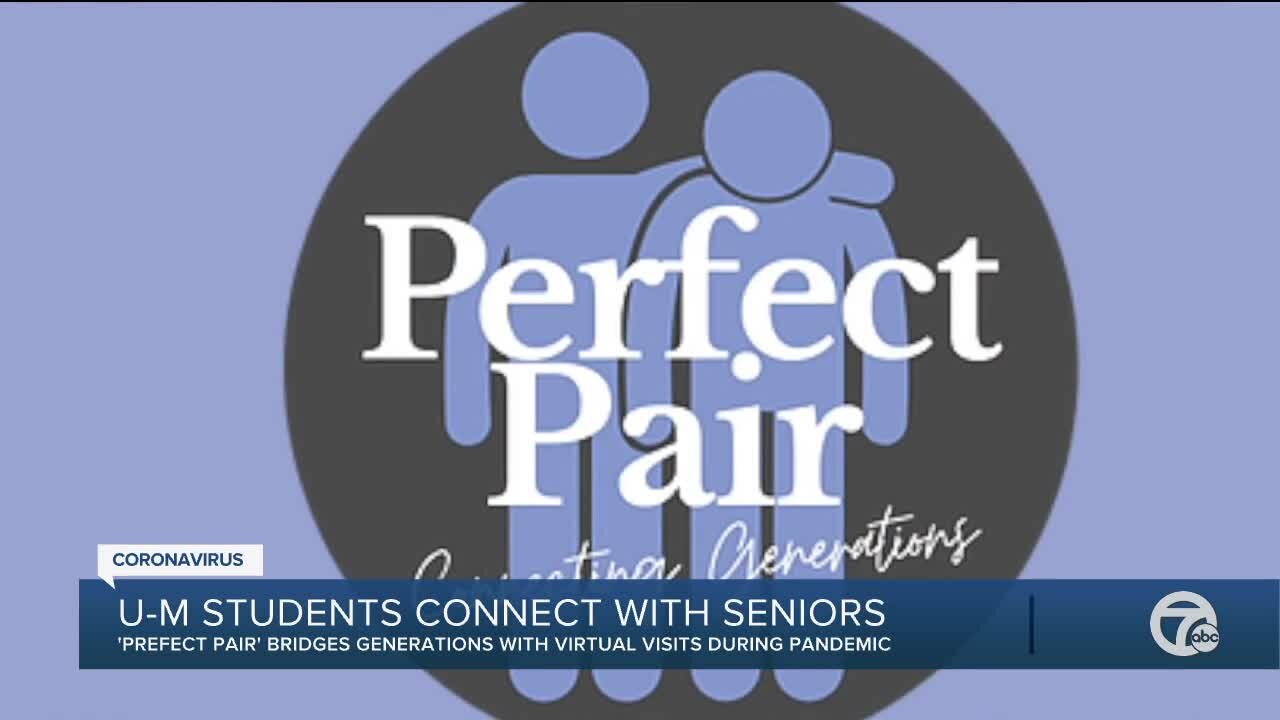 'Perfect Pair' matches U of M students with assisted living residents for weekly Zoom calls