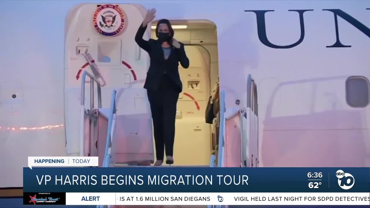 VP Harris begins migration tour