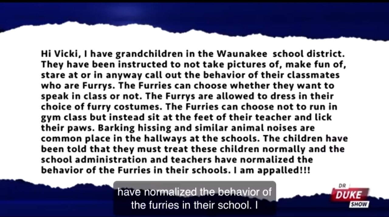 Wisconsin School District Reportedly Allows Students To Identify & Act Like Animated Characters