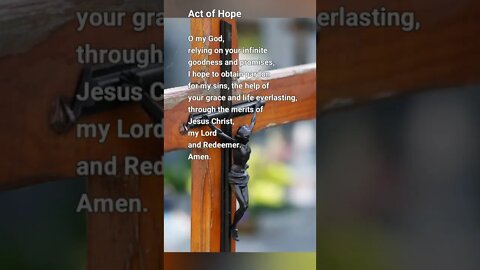 Act Of Hope Prayer #shorts