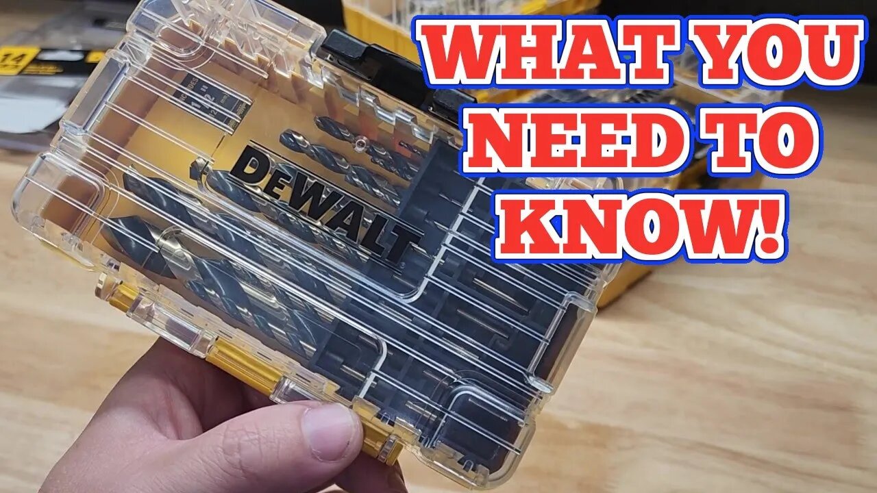 Love These DeWALT Bits In The DeWALT ToughCase! (DWA1184)