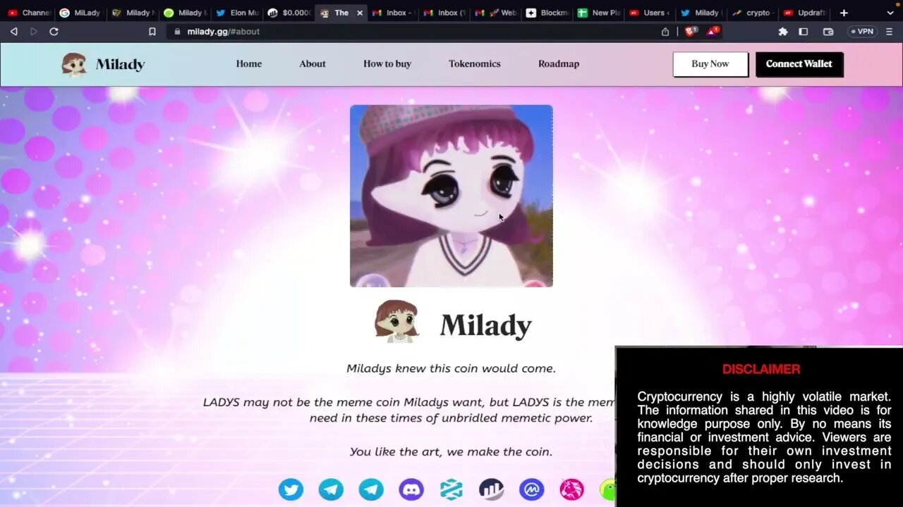 Milady Coin LADYS is the next PEPE. 10,000% Pump and Rising 🚀