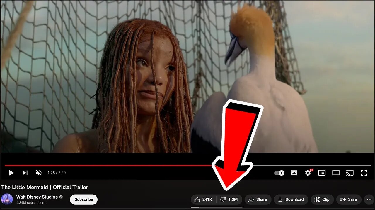 Woke The Little Mermaid trailer gets DESTROYED with over 1.3 MILLION DISLIKES!