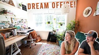 Our DREAM OFFICE! // Office Remodel Part 2