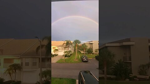 Beautiful Rainbow after some rain. #portrichey #rain