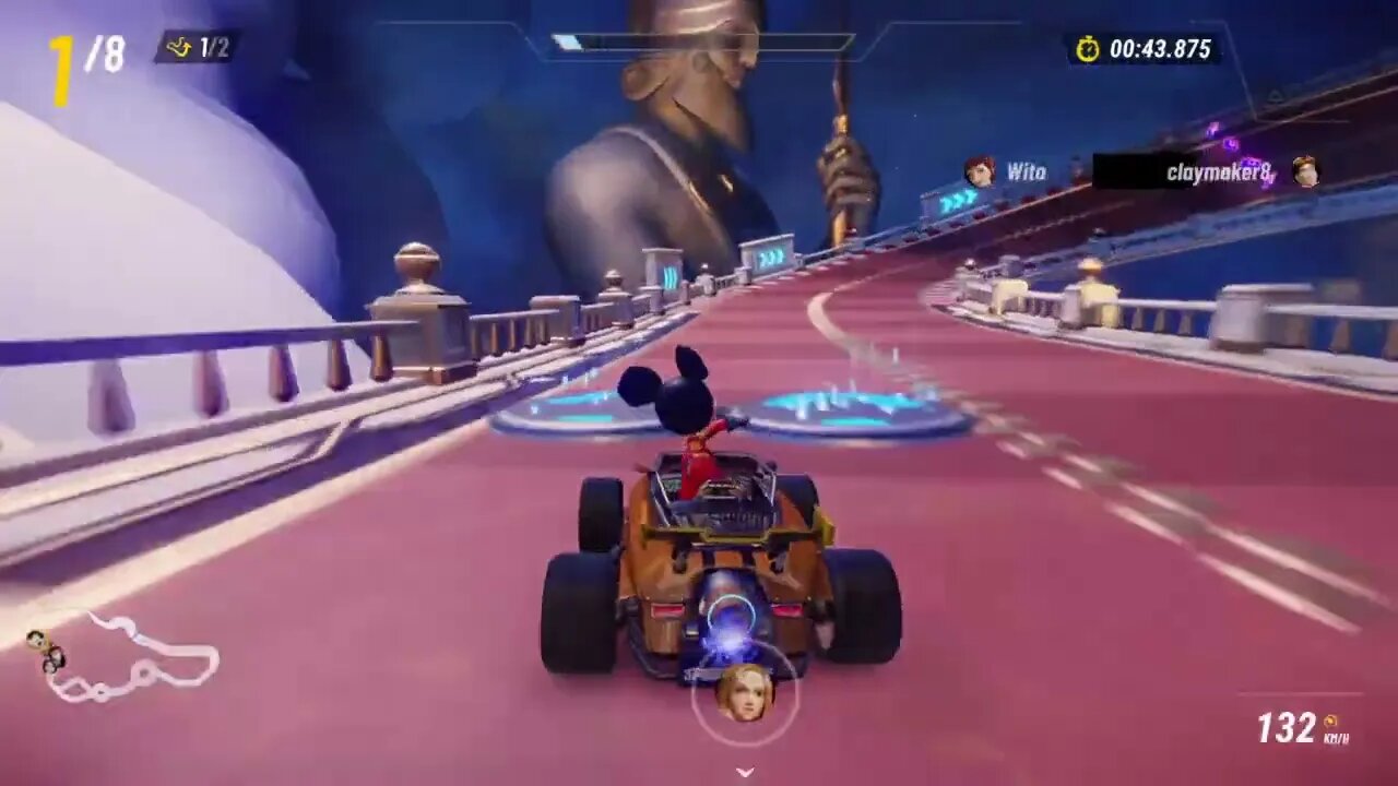 Disney Speedstorm: Athena's Circuit Race