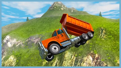 TruckFails | Down Hill #44 | BeamNG.Drive |TrucksFails