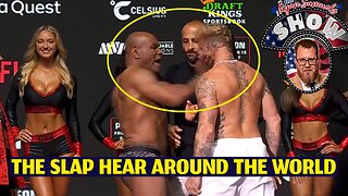 Mike Tyson Slaps Jake Paul at Weigh In