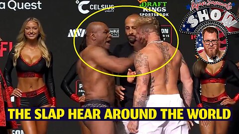 Mike Tyson Slaps Jake Paul at Weigh In