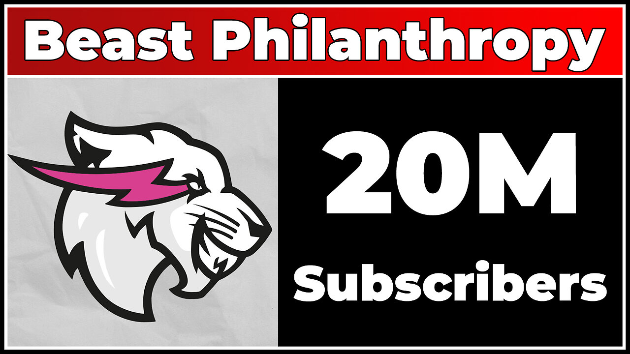 Beast Philanthropy - 20M Subscribers!