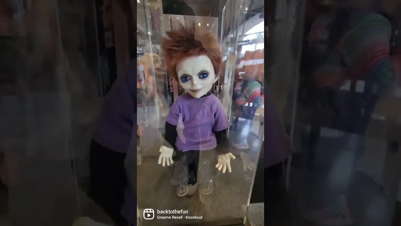 Child's Play Good Guy Doll and Bride @ Universal Studios Hollywood #backtothefun #shorts #viral