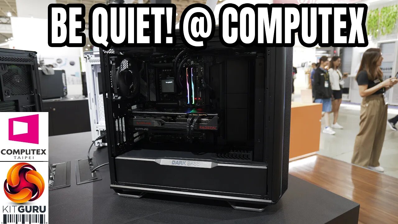 Computex 2023: BE QUIET! new cases, riser and PSUs!