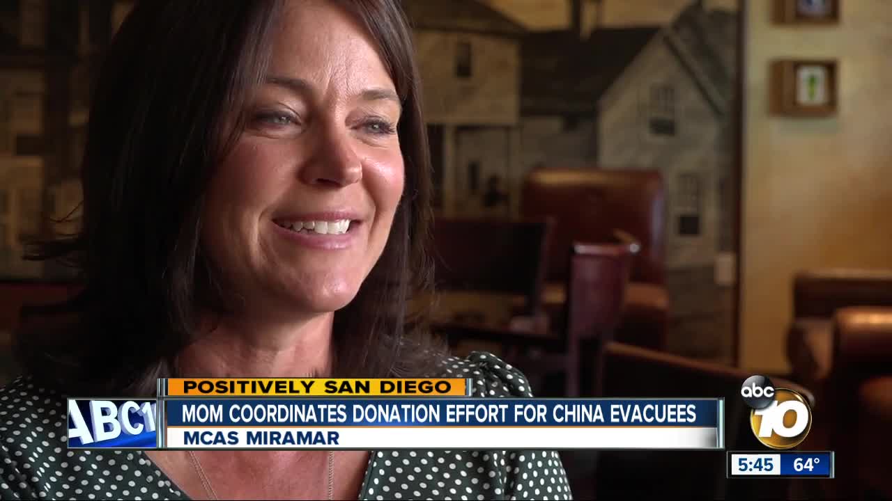 Mom organizes donations for Coronavirus evacuees