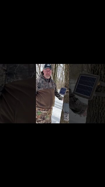 Consider using a solar trail cam #deer #deerhunting #hunting