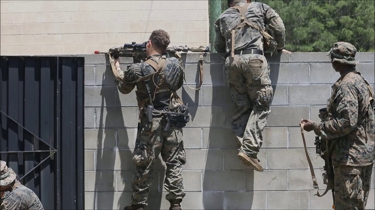 MOUT Raid during MCCRE on Camp Lejeune