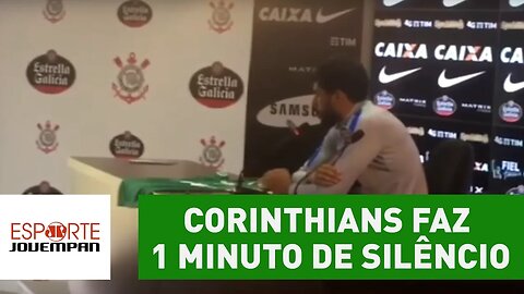 Corinthians faz 1 minuto de silêncio em homenagem à Chape