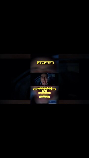 Count Dracula : Finale Toccata DraculaTepes420 #castlevanianocturne #adriantepes